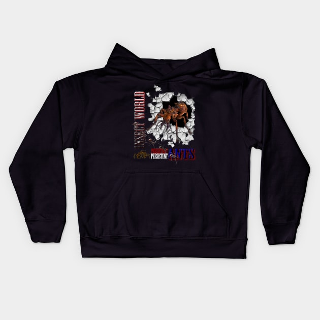 INSECT WORLD Kids Hoodie by kuntyul